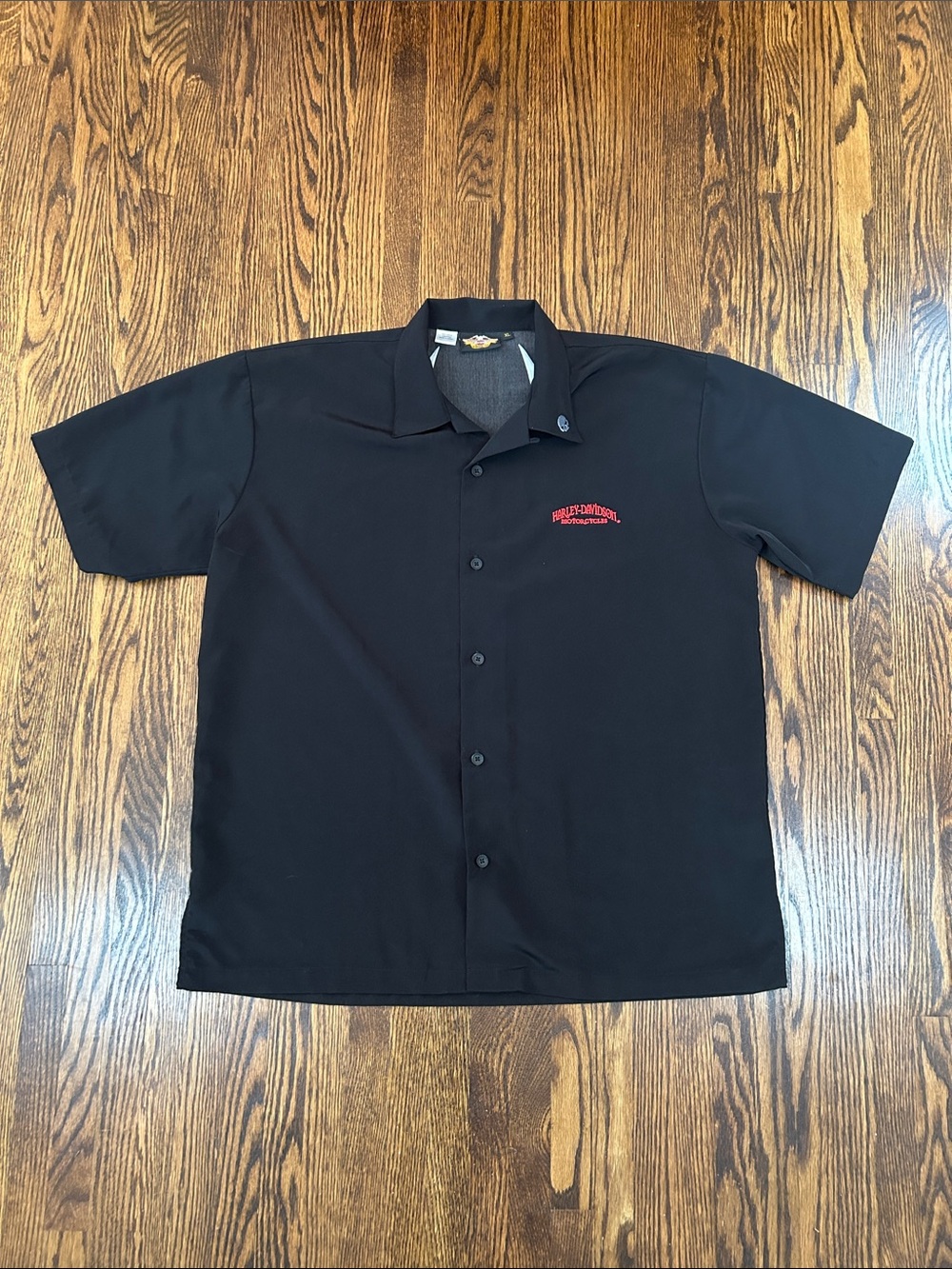 Vintage Y2K Harley Davidson Camp Collar Shirt
